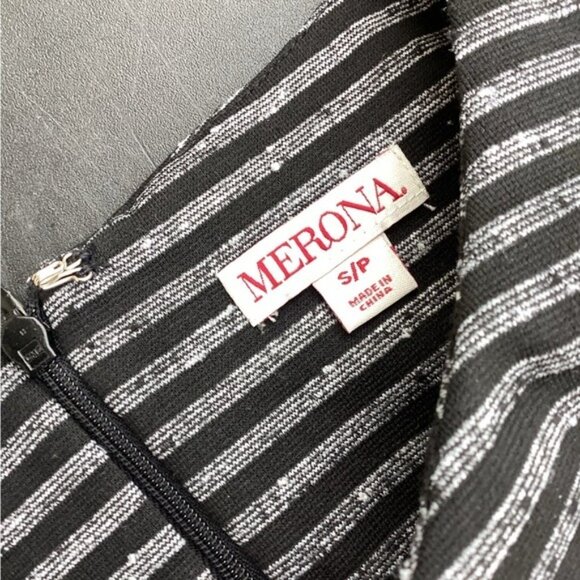 tropical y2k boho indie Merona striped dress. Small - Picture 3 of 5